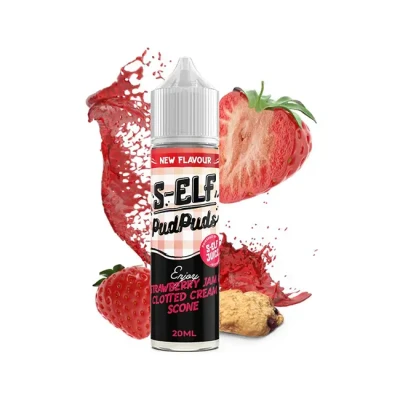 S-Elf Juice Pud Puds Strawberry Jam & Clotted Cream Scone